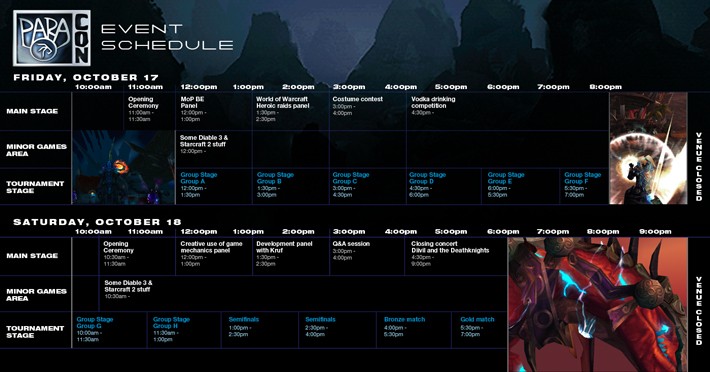 ParaCon Schedule